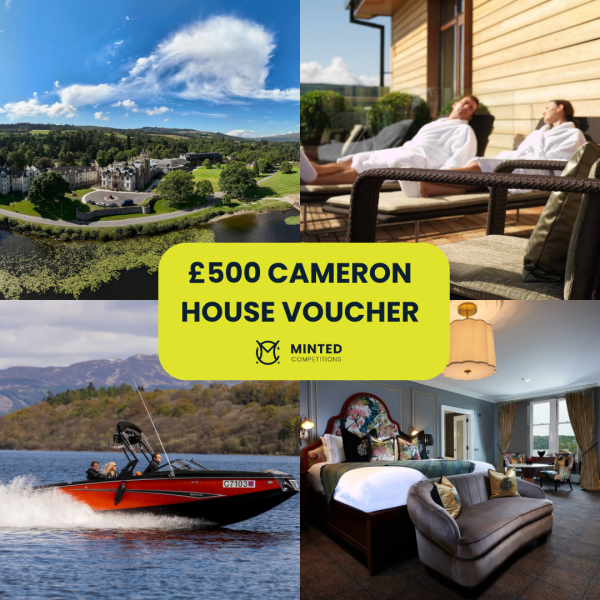 £500 Cameron House Voucher or £375 Cash