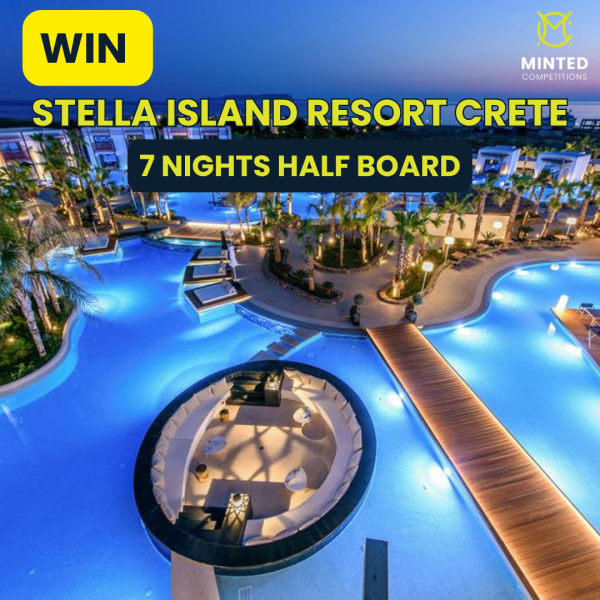 Stella Island Resort Crete - 1 Week Half Board For 2 Adults + 15 Instant Wins To Be Found!