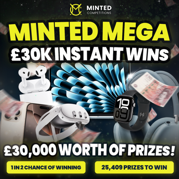 MINTED MEGA 30K INSTANT WINS COMPETITION