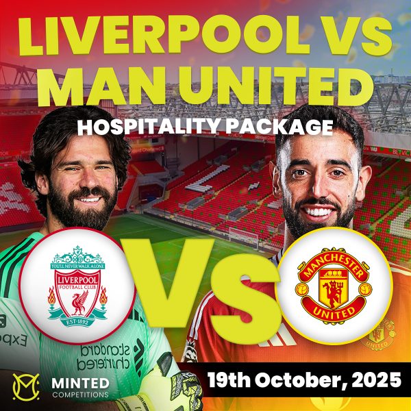 Liverpool vs Man United Hospitality Package For 2