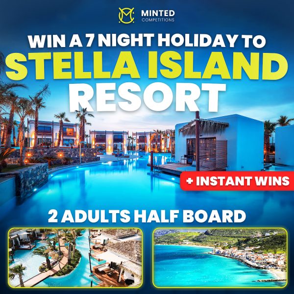 Stella Island Resort Crete - 1 Week Half Board For 2 Adults + 15 Instant Wins To Be Found!