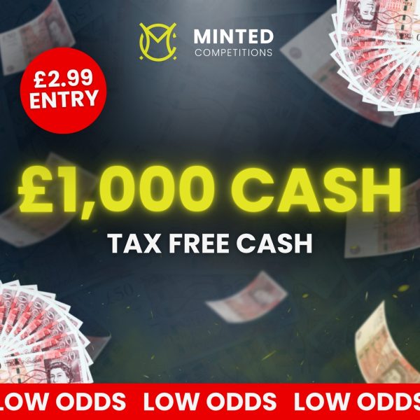 £1000 Tax Free Cash | Low Odds
