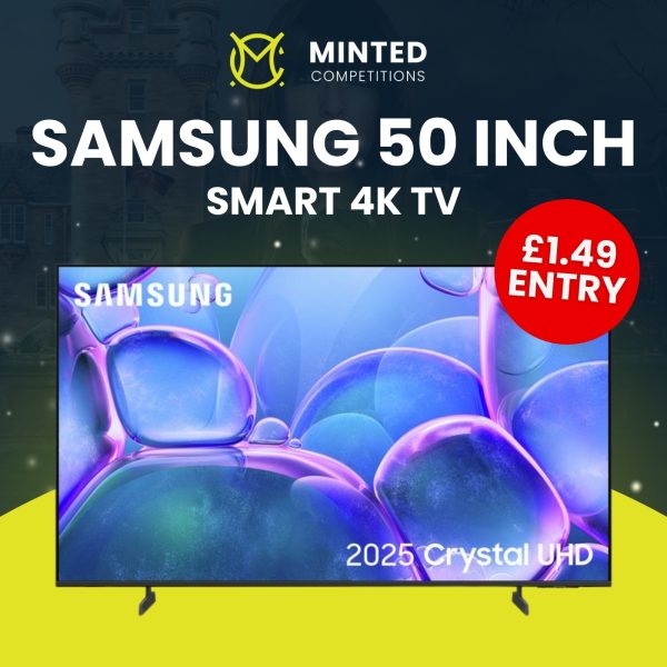 Samsung 50-inch Smart TV or £250 Cash