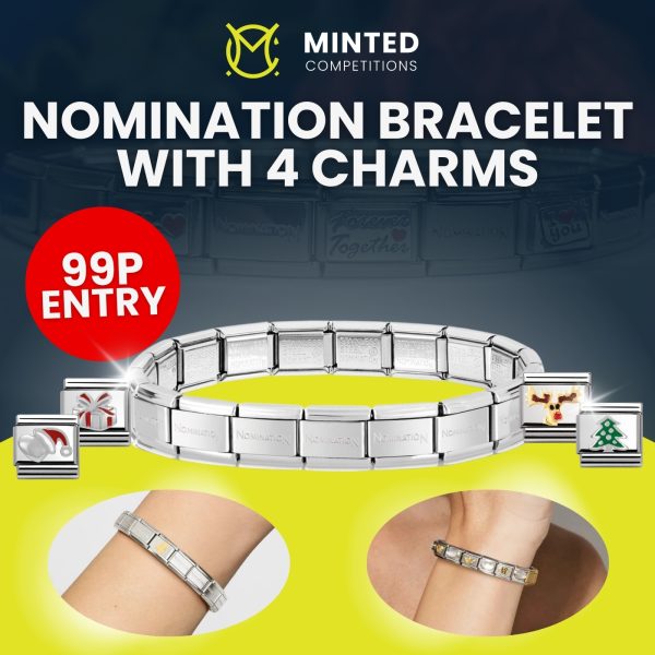 Win A Nomination Bracelet + 4 Christmas Charms or £100 Cash!