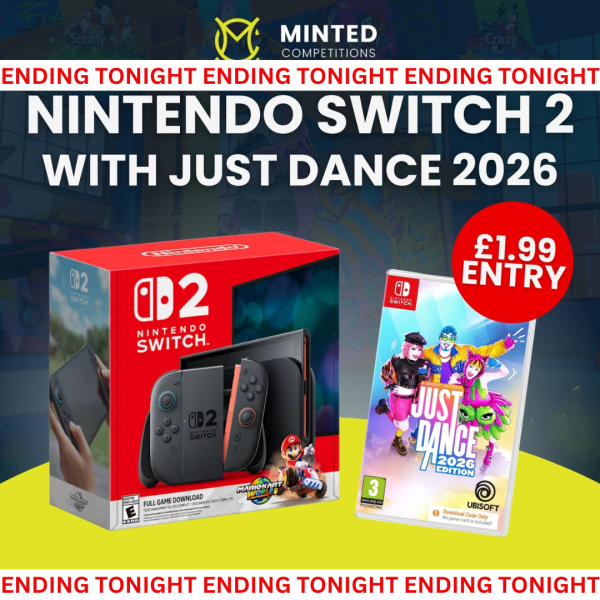 Win A Nintendo Switch 2 With Just Dance 2026 or £400