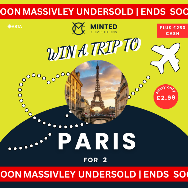 Win 3 Nights in Paris for Two + £250 Cash - Ooh La La!