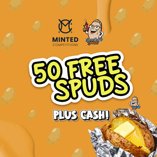 WIN A FREE SPUD! 🥔+ CASH & SITE CREDIT
