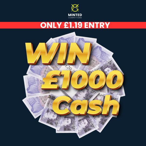 £1K Cash Win! Valentines Day Win
