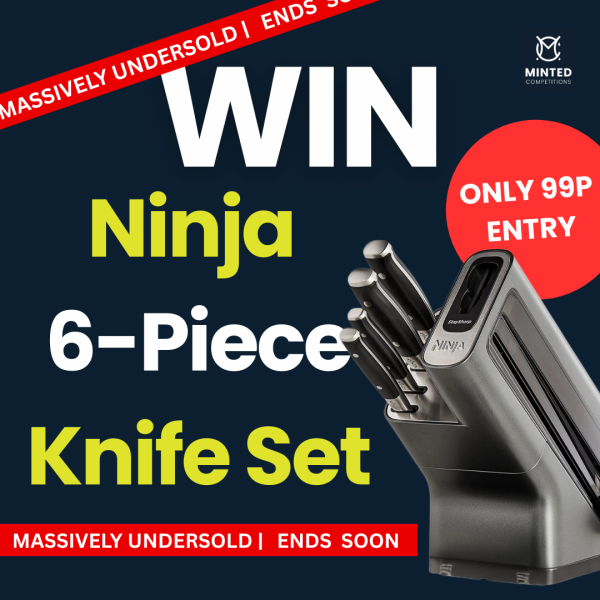 WIN NINJA KNIFE BLOCK - Cash Alt £100